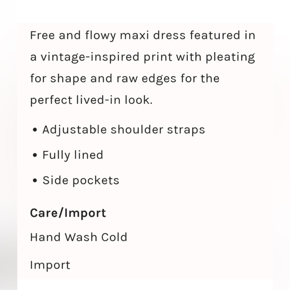 Free People Tropical Toile Maxi Dress XS Jungle Combo - Picture 5 of 7